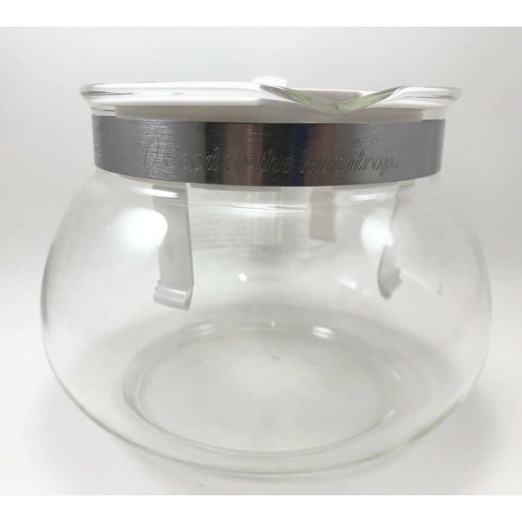 Vintage Pyrex Maxwell House Glass Coffee Pot 10 Cup Good to the Last Drop Carafe - Picture 2 of 9